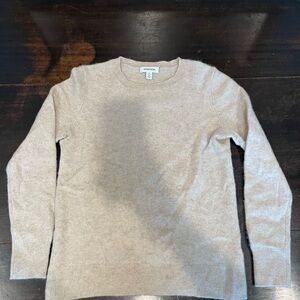 Nordstrom Women's Beige Crewneck Sweater